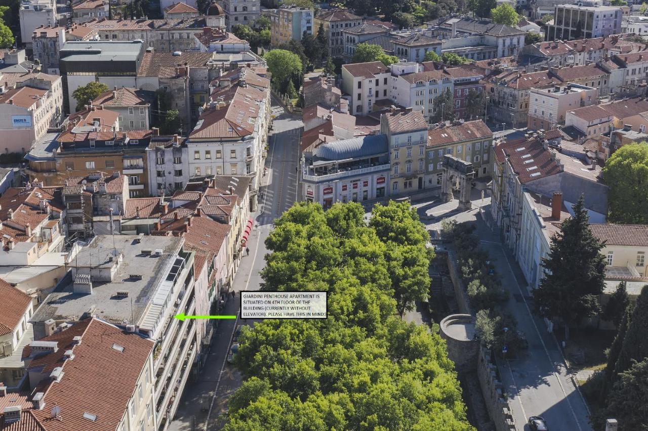 Giardini Penthouse Apartment Pula Exterior photo